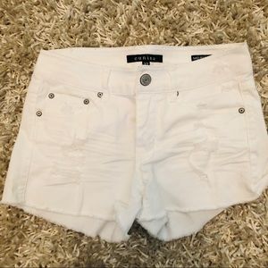 White mid-rise short. Like new condition.